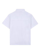 Camicia per bambino Givenchy Kids bianca con logo sul davanti H31079 10P GIVENCHY KIDS 
