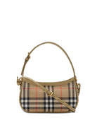 Borsa a spalla per bambina Burberry Kids beige con stampa Vintage Check 8126023 B9368 BURBERRY KIDS 
