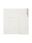 Coperta per neonati Fendi Kids bianca con logo ricamato colorato BUJ338 AVWW F0TU9 FENDI KIDS 