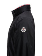Giubbino per bambino Moncler Enfant nero con applicazione logo L19541A0003953A5E 999 MONCLER KIDS 