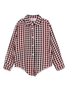 Camicia per bambina Molo Rafa rosa con dettaglio con nodo 2S25C201 9260 MOLO 