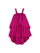 Abito per bambina Chloé Kids fucsia con balze C20813 46S CHLOE' KIDS 