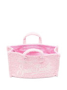 Phone bag MC2 Saint Barth rosa con logo ricamato PHONE014 00527L MC2 ST. BARTH KIDS 