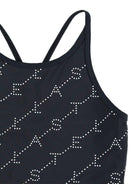 Top per bambina Stella McCartney Kids nero con spalline incrociate TY8C12 Z3479 930BC STELLA McCARTNEY KIDS 