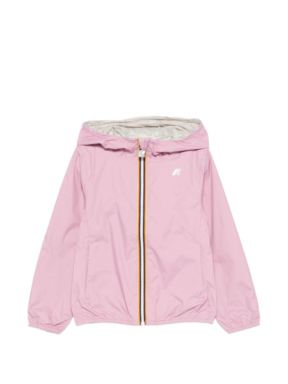 Giubbino per bambina K-Way Kids rosa con cerniera K61313W C64 K-WAY KIDS 