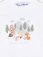 T-shirt per neonato Tartine Et Chocolat bianco con stampa CA10041 57 TArtine & Chocolat KIDS 