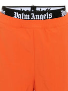 Costume da bagno per bambino Palm Angels Kids arancione con logo in vita PBFD005S26FAB001 030 PALM ANGELS KIDS 
