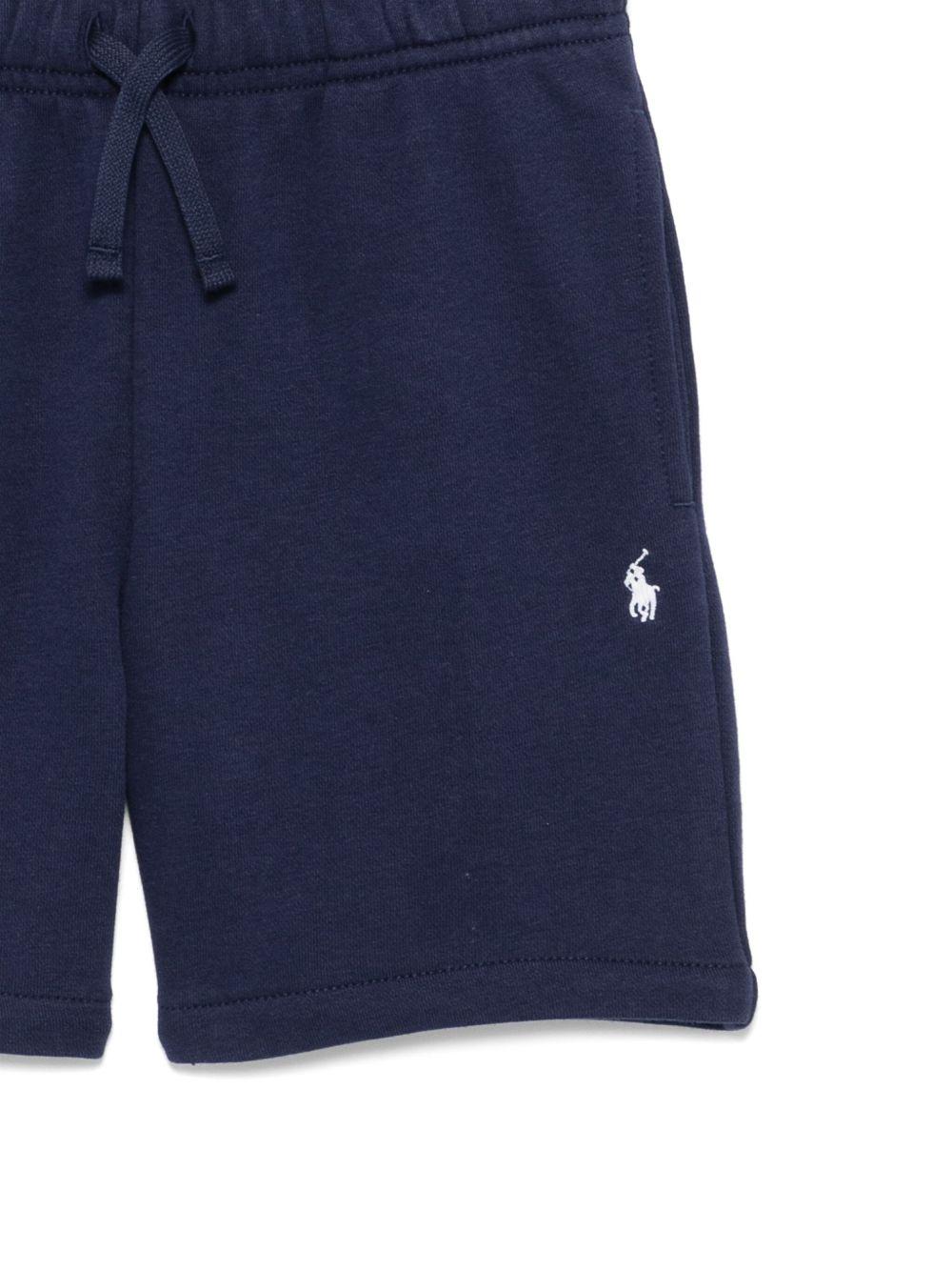 Shorts per bambino Polo Ralph Lauren Kids blu con motivo Polo Pony 322964135 002 Ralph Lauren kids 