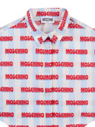 Camicia per bambina Moschino Kids multicolore con motivo a righe HAC021LLB60 83678 MOSCHINO KIDS 