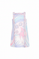 Abito per bambina Pucci Junior rosa chiaro con scollo quadrato PY1C72 S0237 508LI EMILIO PUCCI KIDS 