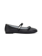 Ballerine per bambina Monnalisa Kids nere con fiocco 8CH015 8786 0050 MONNALISA KIDS 