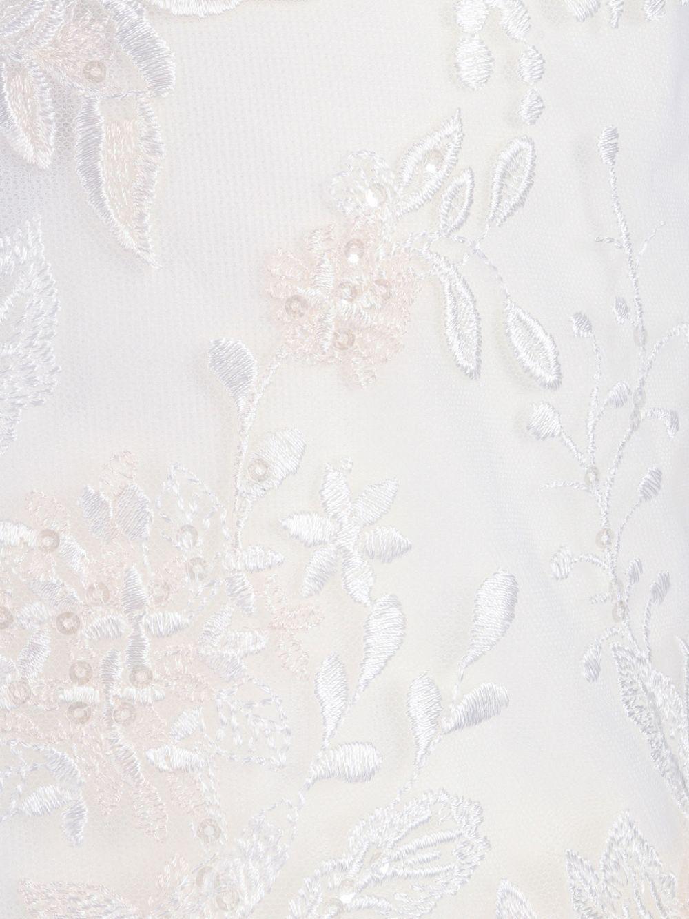 Abito per bambina Il Gufo x Emé bianco con decorazione con paillettes P26GVA0013MEY08 100 IL GUFO KIDS 