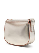 Borsa a spalla per bambina Emporio Armani Kids color oro con logo sul davanti EG000791 AF24538 Z2006 EMPORIO ARMANI KIDS 
