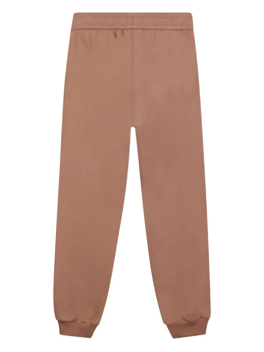Pantaloni sportivi per bambina Chloé Kids marrone con coulisse C20631 31C CHLOE' KIDS 