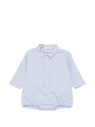 Tutina per neonato Douuod Kids azzurra con colletto DYA500 P0013 685 DOUUOD KIDS 