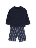 Completo per neonato Colorichiari blu con design a righe MN508458 4900 60 COLORICHIARI KIDS 