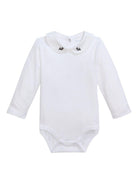 Tutina per neonati Polo Ralph Lauren Kids bianca con colletto Peter Pan 320980850 001 Ralph Lauren kids 