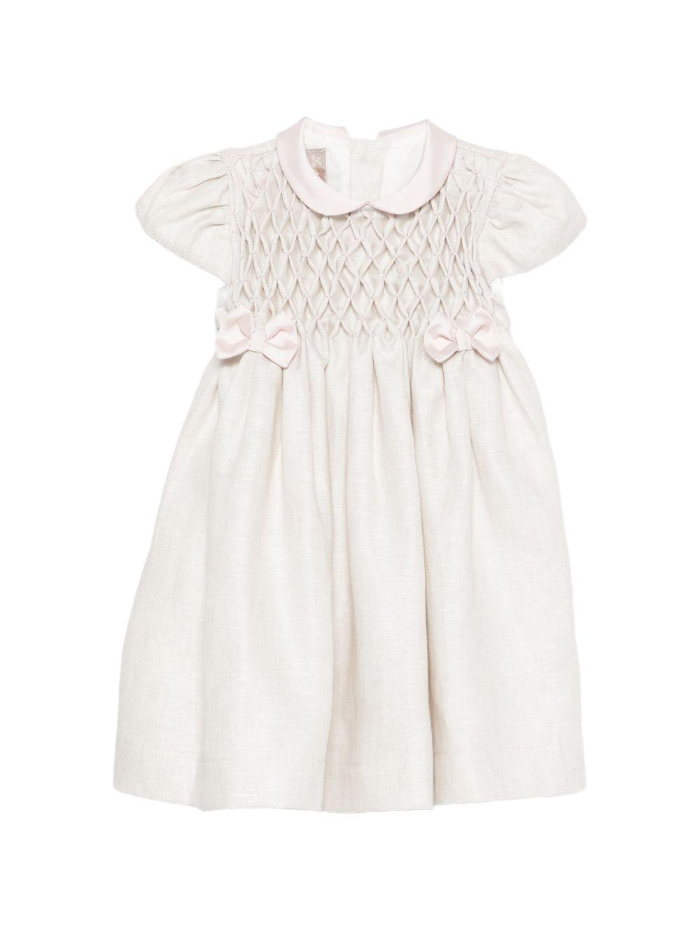 Abito per neonata La Stupenderia multicolore con colletto alla Peter Pan 2CCAB64 D12PIN LA STUPENDERIA KIDS 