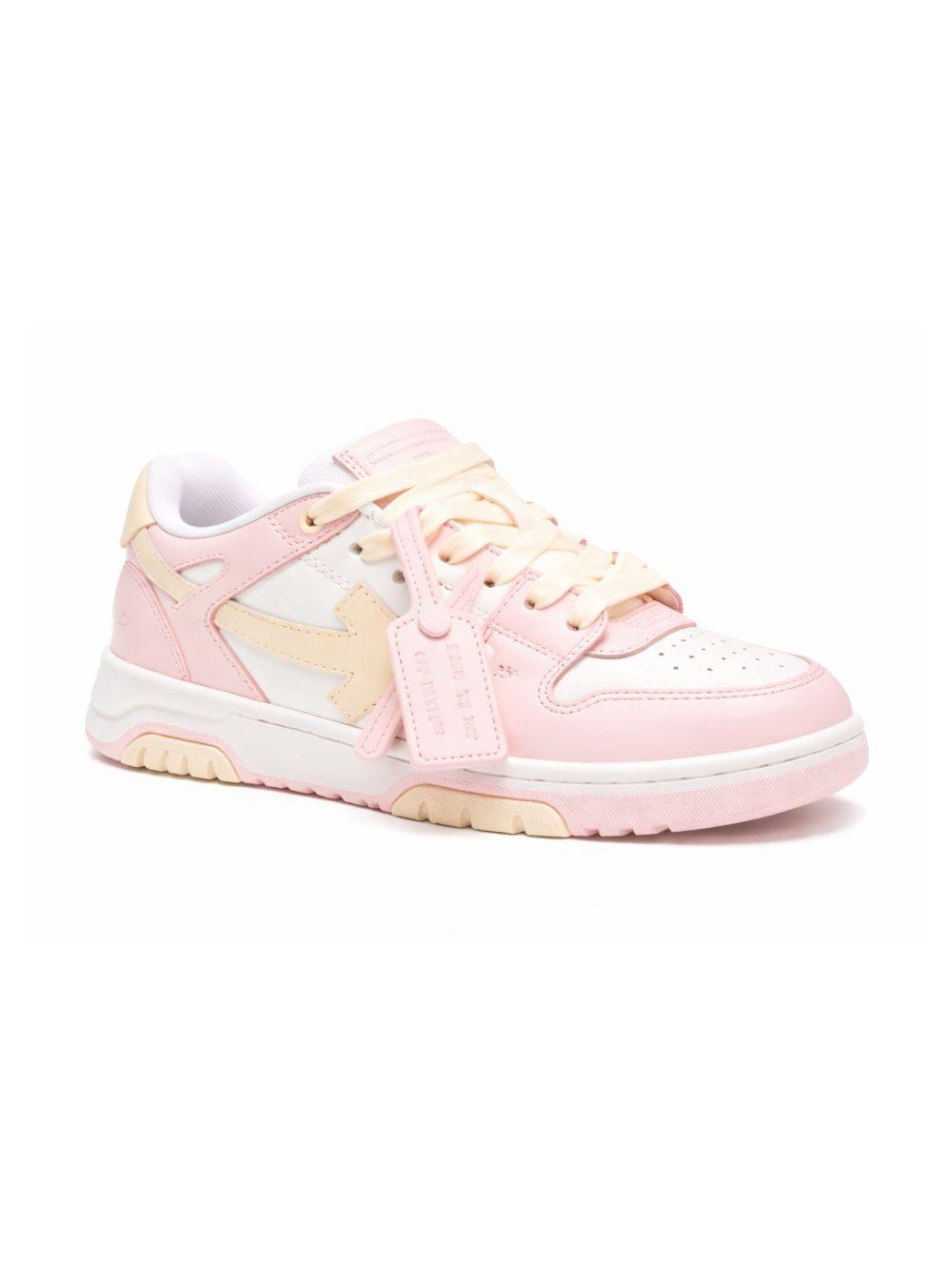 Sneakers per bambina Off-White Kids Out Of Office bianche con motivo Arrows OGIA007S26LEA001 3C19 OFF WHITE KIDS 