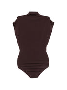 Body per donna Alysi rosso con maniche ad aletta 116403 P6014 UV ALYSI 