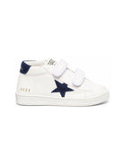Sneakers per bambini Golden Goose Kids bianche con chiusura a strappo F00386F003322 10357 GOLDEN GOOSE KIDS 