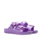 Sandali Arizona per bambina Birkenstock Kids viola con chiusura fibbia 1031262 CROCUS BIRKENSTOCK KIDS 