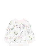 Felpa Daphne per neonata Molo beige con stampa fiori 4S26J201 9541 MOLO KIDS 