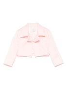 Giacca per bambina Colorichiari rosa in raso con parte frontale senza chiusure FL808175 4856 84 COLORICHIARI KIDS 