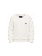 Felpa per bambino Paul & Shark Kids bianco con logo ricamato WMF00ALDA68 10057 PAUL & SHARK KIDS 