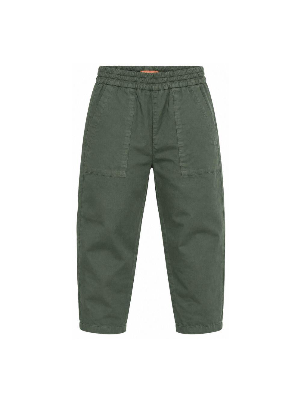Pantaloni per bambino Missoni Kids verde con vita elasticizzata MZ6H80 G0222 70J MISSONI KIDS 