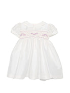 Abito per neonata Mariella Ferrari bianco con ricamo floreale ATD4 070 MARIELLA FERRARI KIDS 