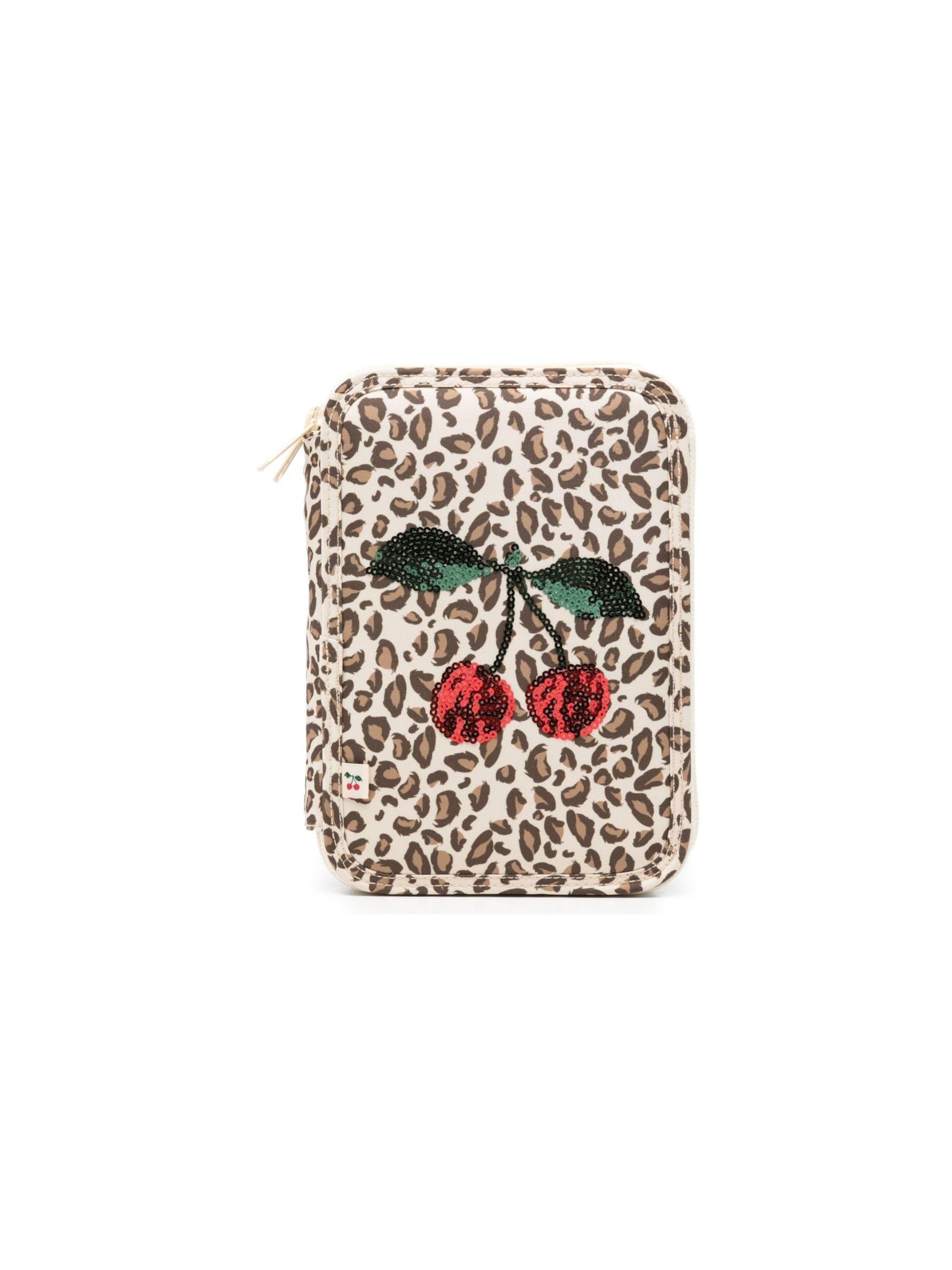 Astuccio per bambina Konges Slojd multicolor con stampa leopardata KS104736 LEO KONGES SLOJD 