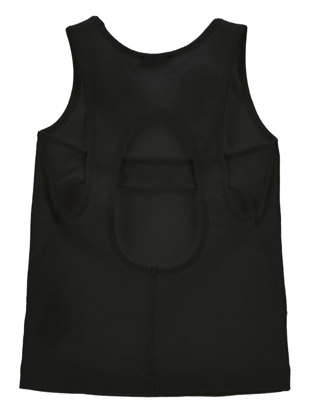 Top per bambina Monnalisa nero con dettaglio cut-out 49G600 7041 0050 MONNALISA KIDS 