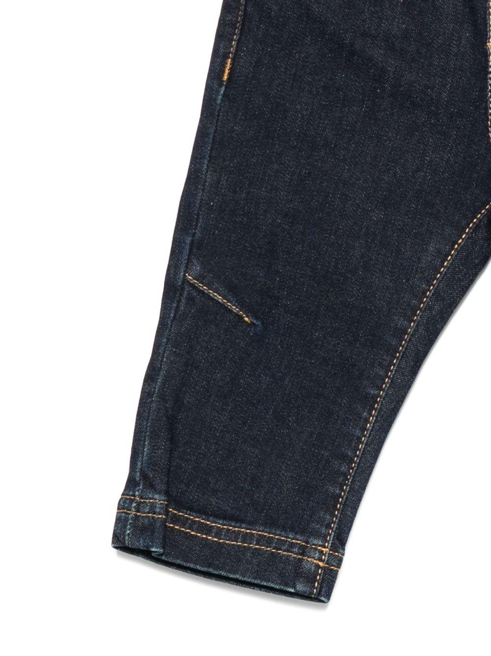 Jeans per neonato ETRO KIDS blu con elastico in vita GX6520 D0101 620 ETRO KIDS 