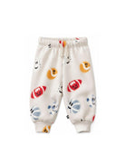 Pantatuta per neonato Molo beige con stampa grafica all-over 6W26I204 6077 MOLO KIDS 