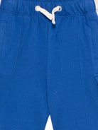 Shorts per bambino Palm Angels Kids blu con chiusura con coulisse PBCL004S26FLE001 060 PALM ANGELS KIDS 