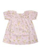 Abito per neonata Bonpoint bianco con stampa ciliegie all-over S06XDRW00003 625 BONPOINT KIDS 