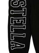 Pantaloni sportivi per bambina Stella McCartney Kids nero con stampa logo sulla gamba TX6C50 Z0453 961 STELLA McCARTNEY KIDS 