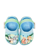 Ciabatte per bambino Crocs Kids azzurre con stampa grafica Bluey Best Buddies 212369 MLT CROCS KIDS 