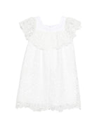 Abito per bambina Tartine & Chocolat bianco in pizzo a fiori CC30182 01 TArtine & Chocolat KIDS 