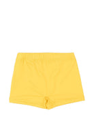 Costume per neonato Moschino Kids giallo con stampa Teddy MXL006LKA11 50577 MOSCHINO KIDS 