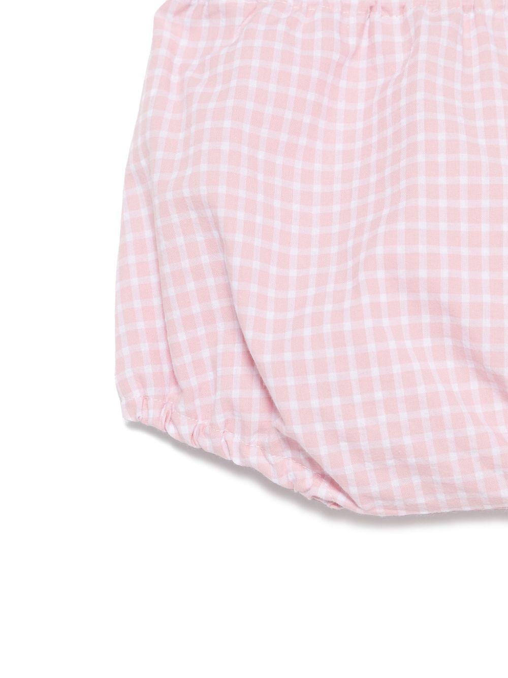Pantaloncini per neonata Mariella Ferrari rosa a quadri PLE5 010 MARIELLA FERRARI 