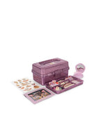 Valigia per bambina Konges Slojd viola con accessori per capelli KS105404 AMOUR PINK KONGES SLOJD KIDS 