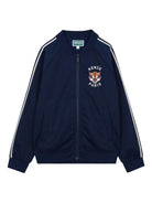 Felpa per bambino Kenzo Kids blu con stampa grafica tigre K61687 84N KENZO KIDS 
