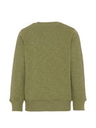 Felpa da bambino Moschino Kids verde con stampèa orsetti HVF08VLCA88 30037 MOSCHINO KIDS 