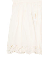 Abito Carmen per neonata Molo beige con dettagli ricamati 4S26E105 2444 MOLO KIDS 