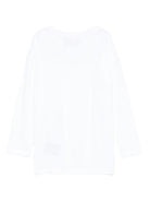 T-shirt per bambino John Richmond Junior bianco con dettaglio logo RBA25016TS WHITE JOHN RICHMOND JUNIOR 