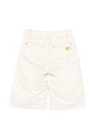 Shorts per bambino Etro Kids bianco con Pegaso ricamato sul retro GY6P09 I0308 105 ETRO KIDS 