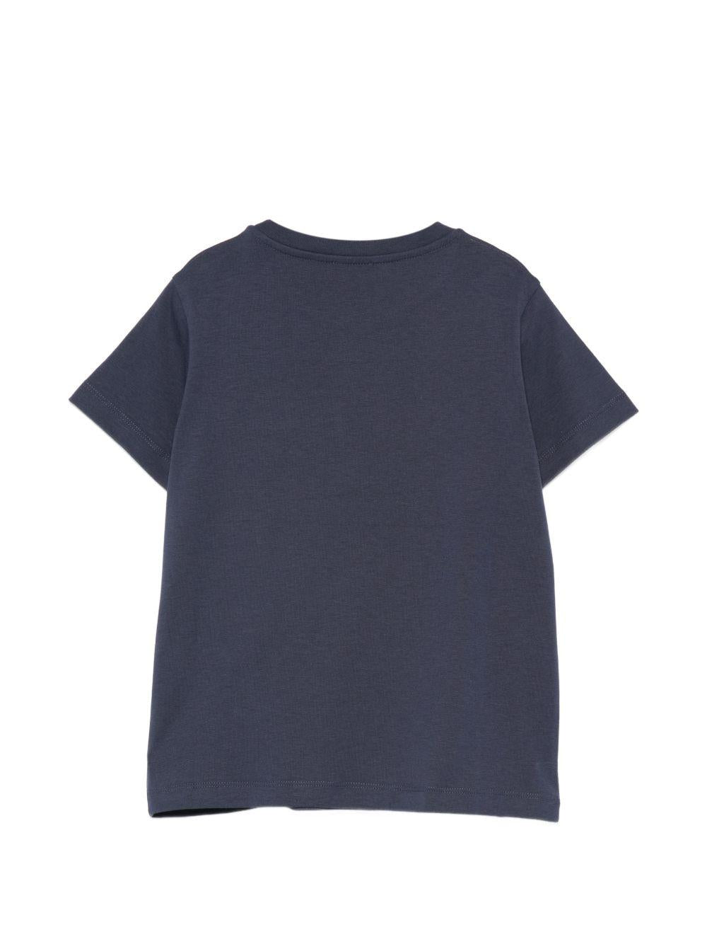 T-shirt per bambino Fay Kids blu con taschino sul petto FY8P51 Z3708 625 FAY KIDS 