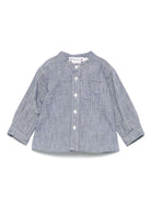 Camicia Eustace per neonata Bonpoint blu con tasca sul petto S05YSHW00004 015A BONPOINT 